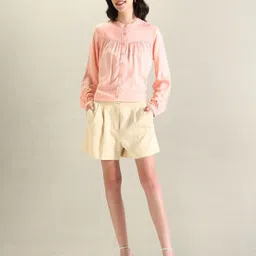 u.s. polo assn. Women Relaxed Fit Fit Solid Casual Shirt image 4