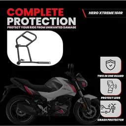rs acessories hub Best Heavy Qual.ity Metal Crash Guard Compatib.le X-TREME 160R image 4