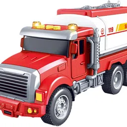 Powered Truck Construction Figure and Movable Truck Toy Friction Powered-image-0