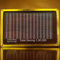 ?1,00,000 Savings Challenge Piggy Bank | Coin & Cash Bank Coin Bank-image-22