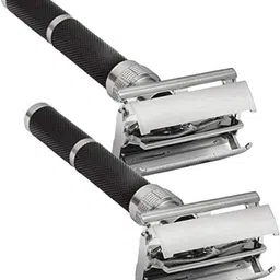 ubronik Classic Safety Razors Long Handle Butterfly Open with Sharp Double Edge Blade, Men & Women-picture-20
