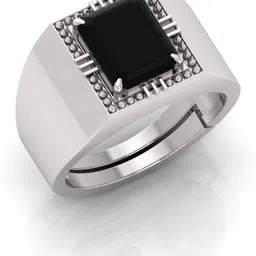 todani jems Natural 15.25 Ratti Agate Hakik Silver Silver Agate Ring-picture-14