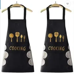 bbd kitchen shop Polyester Home Use Apron - Free Size image 1