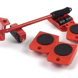 r.t. impex New Furniture Shifter Moving Wheels Kit Mover Tool Furniture Lifter 4Pcs Appliance Furniture Caster image 1