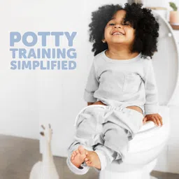 raindrops Western Toilet Kids Training seater|Toddler Bathroom Seat with Soft Grip&Cushion Potty Seat image 5