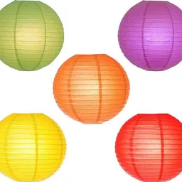 ryme Multicolor Paper Hanging Lantern-picture-27