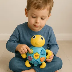 nilika enterprises Battery Operated Turtle Toy with Lights & Sounds | Interactive Educational Toy image 4