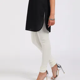 Cotton Blend Women Churidar image 2