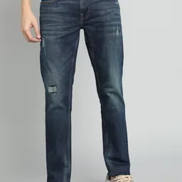 killer Men Slim Mid Rise Blue Jeans image 1