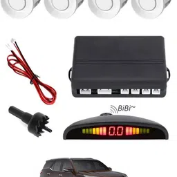 maties Increased Safety White Parking Sensor Alarm Security For Vehicle -092 Universal White Parking Sensor Security For Vehicle-92 Parking Sensor image 1