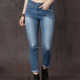 roadster Women Skinny Mid Rise Blue Jeans-picture-45