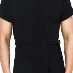 superior Black Free Size Bath Robe image 2