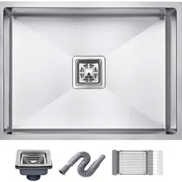 nenoware 24 x 18 x 10 Single Bowl Handmade Kitchen Sink 24" X 18" X 10" HANDMADE 304 GRADE SINK 304 Stainless ne010 Vessel Sink-picture-10