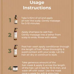 VEDIX Set of 4 Ayurvedic Utsaha Bhringadi Shampoo, Conditioner, Booster Oil & Hair Mask image 2