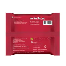 Clea Set of 3 Rose & Milk Cleansing & Makeup Remover Wet Wipes - 25 Pulls each image 3