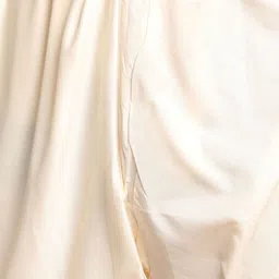 VASTRAMAY Men Cream-Coloured Floral Kurta with Churidar image 4