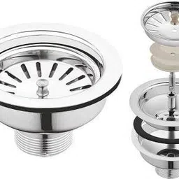 prestige 'oval bowl' (24"x18"x10") stainless steel Vessel Sink with waste pipe Vessel Sink image 3