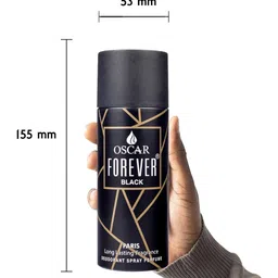 OSCAR Forever Black Deodorant Spray 150ml image 3