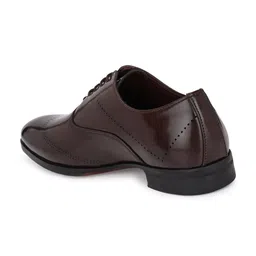 INVICTUS Men Brown Solid Formal Lace-Up Derby image 2