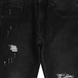 Pepe Jeans Boys Slim Fit Mildly Distressed Light Fade Stretchable Jeans image 3