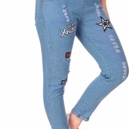 stylokat Women Jogger Fit Mid Rise Dark Blue Jeans image 4