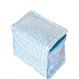 Kuber Industries Blue Checked Design Laminated Jewellery Organizer image 5