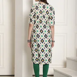 1 stop fashion Women Crepe Kurta Pant Set image 3