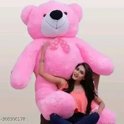 alfez enterprises 2ft red pink teddy bear - 1 mm image 2