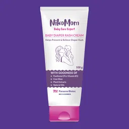 NikoMom Baby Diaper Rash Cream with Pro-Vitamin B5, Cow Ghee & Oat Oil | Paraben-Free-image-1