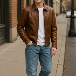 lorzic Men Straight Fit Mid Rise Blue Jeans image 4