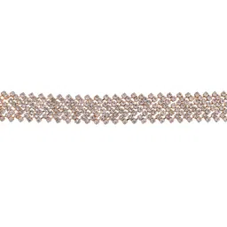 VOJ Gold-Plated Stainless Steel American Diamond-Studded Jewellery Set image 4