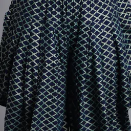 KALINI Floral Printed Thread Work A-Line Kurta with Dhoti Pants image 3