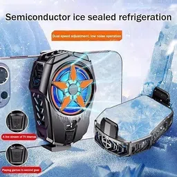 ElectroEra Enterprise SL09-Magnetic Adoption Mobile Cooling Fan for Mobile Suitable for Gaming Mobile 1 Fan Ergonomic Cooling Pad image 4