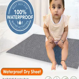 OyO Baby Grey Waterproof Mattress Protector image 4
