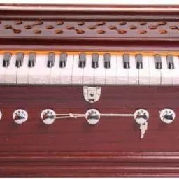 khalsa musical NO.1 7 Stopper 3 1/4 Octive,Double Bellow,39 Keys Harmonium WITH BAG 3.2 Octave Hand Pumped Harmonium-picture-19