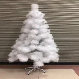 ecraftindia White Plastic Christmas Tree image 1