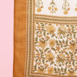 Anouk Women Ethnic Motifs Embroidered Empire Pure Cotton Kurta with Trousers & With Dupatta image 4