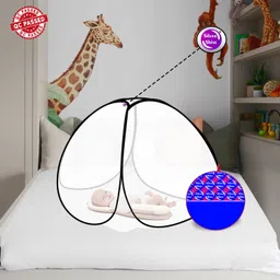 silver shine Polyester Infants Washable Polyester Kids Washable Baby Mosquito Net Foldable Polyesterfor Baby MosquitoNet Mosquito Net-picture-24