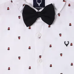 Allen Solly Junior Boys Slim Fit Printed Cotton Party Shirt image 2