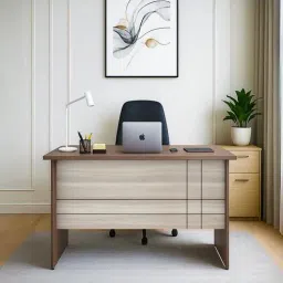 mintwud from pepperfry Alston Small Workstation In Balliness Pine & Cloud Ash Finish-picture-31