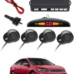 zplus Universal 4 Black Reverse Parking Sensor With LED Display For Cars-298 Safety of Passengers/Car One Alarm Kit-1872 Parking Sensor-picture-19