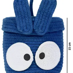 FABINALIV Blue Cotton Fabric Multi-Utility Organisers image 5