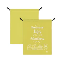 Kuber Industries Yellow & White 5 Pieces Regular Shoes Organiser Organisers image 5