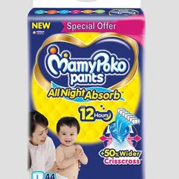 mamypoko All Night Absorb Pants Style baby Diapers Large(9 to 14 kg) - L-picture-23