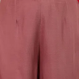 Varanga Women Mauve Solid Gotta Patti Kurta with Trousers & Dupatta image 3