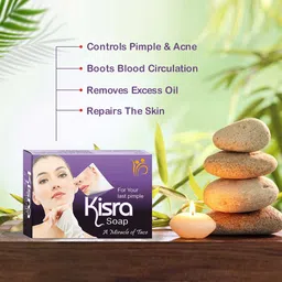 KISRA Set of 36 Premium Pimple Care Soaps for Acne Prone Skin - 75 g Each image 3