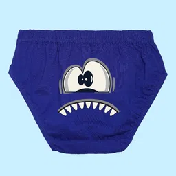 NUSYL Boys Pack Of 3 Printed Pure Cotton Basic Briefs NUBCBRFPO3.0096 image 3