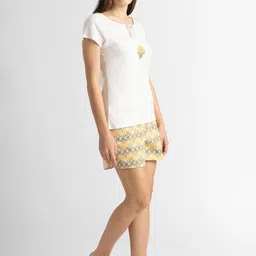 Van Heusen Geometric Printed Pure Cotton Night Suit image 3