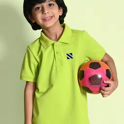 NUSYL Boys Polo Collar Pockets T-shirt image 3