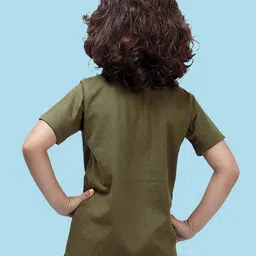 NUSYL Boys Graphic Printed Round Neck T-shirt image 3